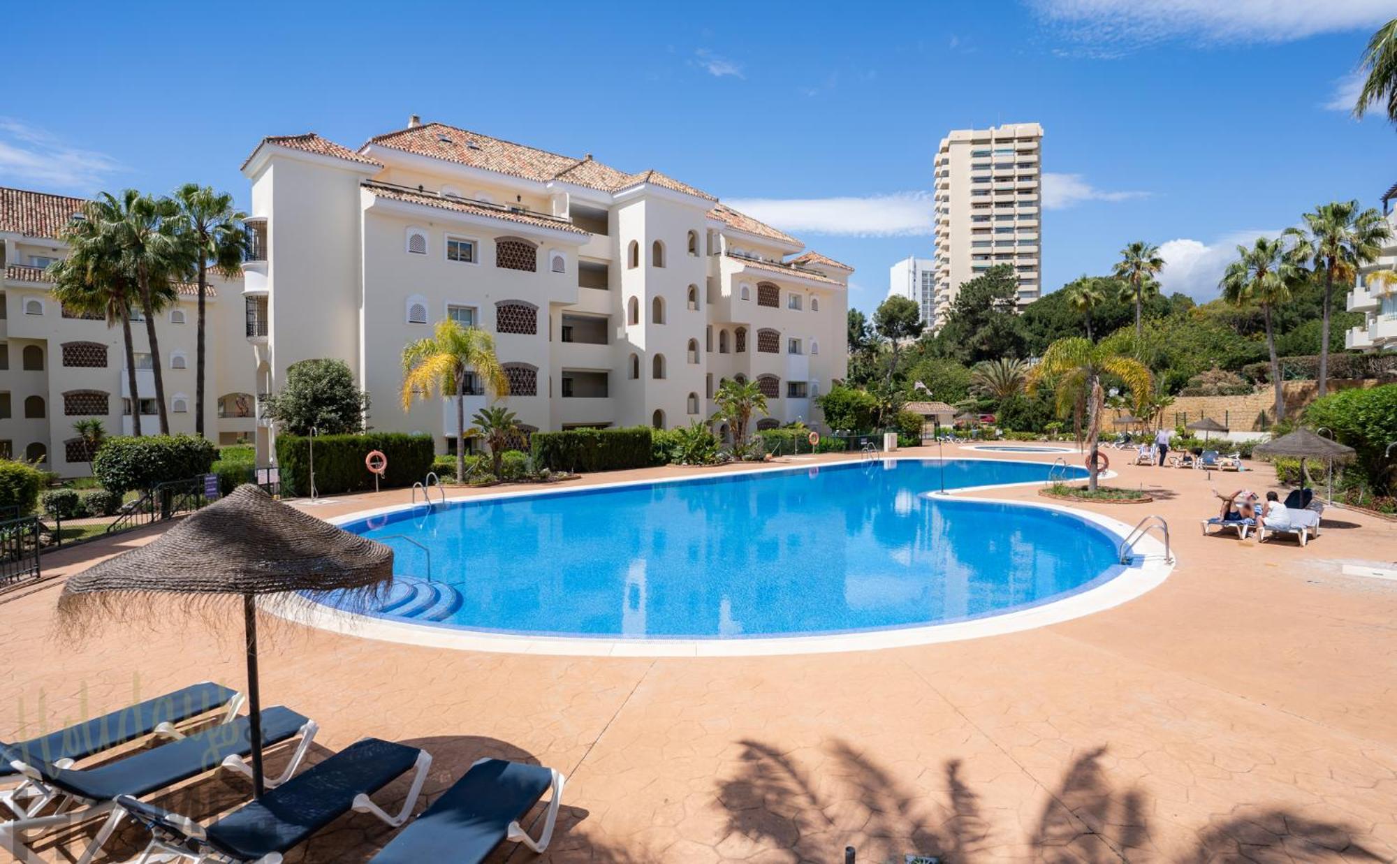 Hacienda Playa Elviria 300 M Playa,Jardin , 2 Hab ,Marbella Appartement Buitenkant foto