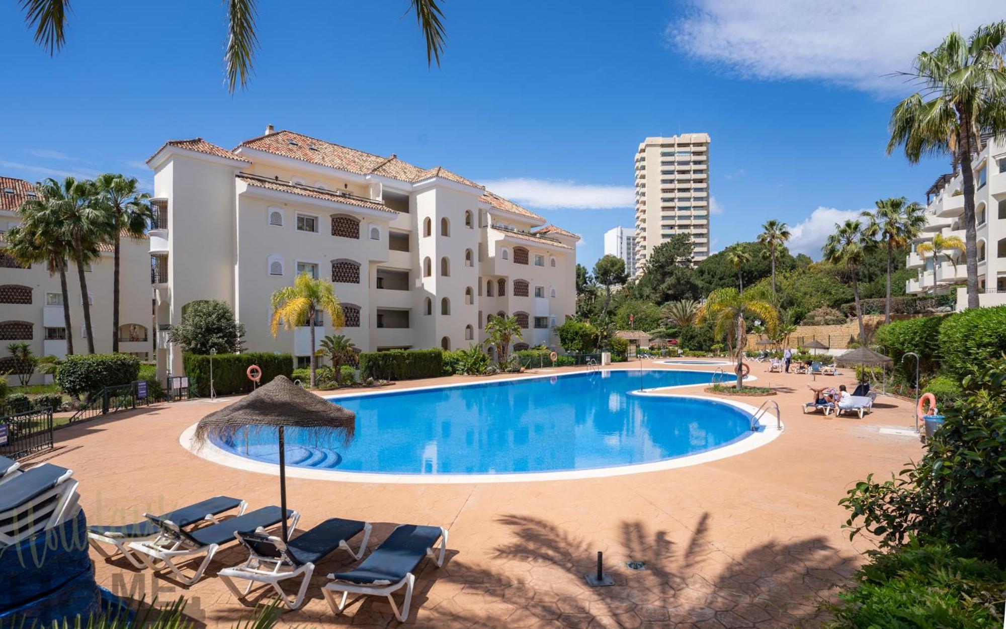 Hacienda Playa Elviria 300 M Playa,Jardin , 2 Hab ,Marbella Appartement Buitenkant foto