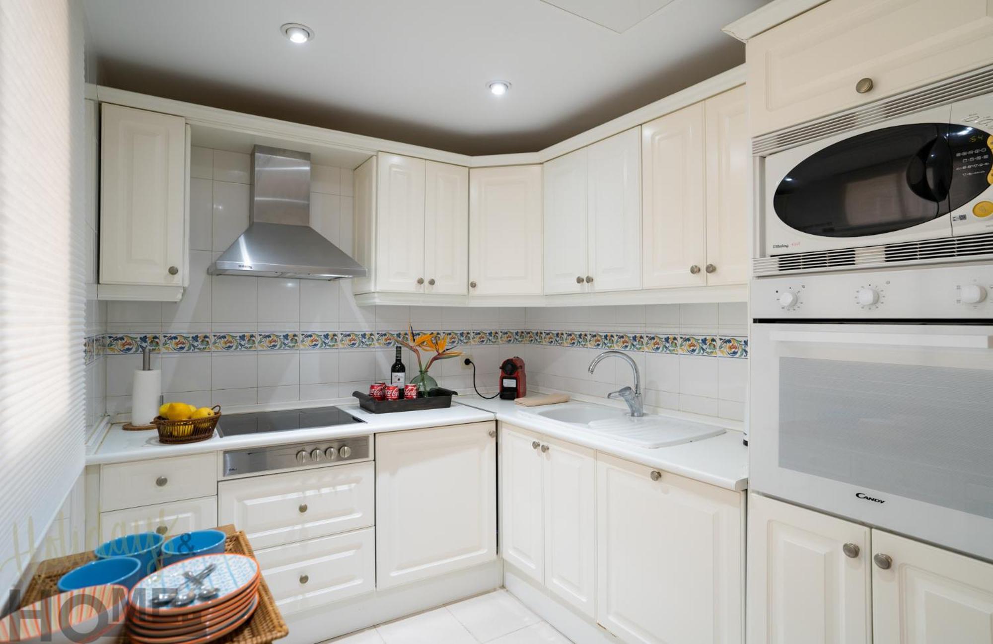 Hacienda Playa Elviria 300 M Playa,Jardin , 2 Hab ,Marbella Appartement Buitenkant foto