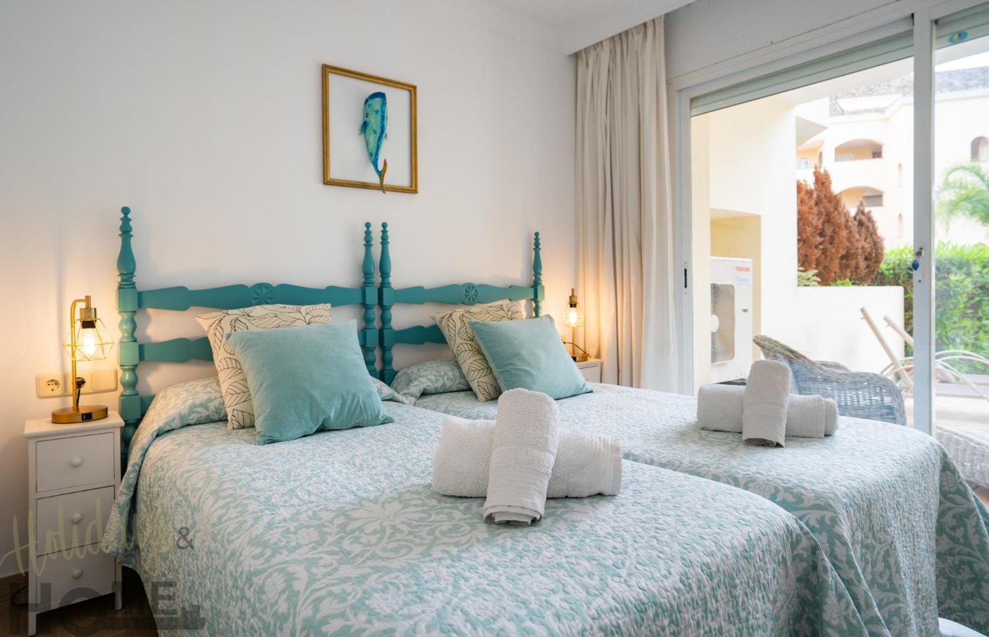 Hacienda Playa Elviria 300 M Playa,Jardin , 2 Hab ,Marbella Appartement Buitenkant foto